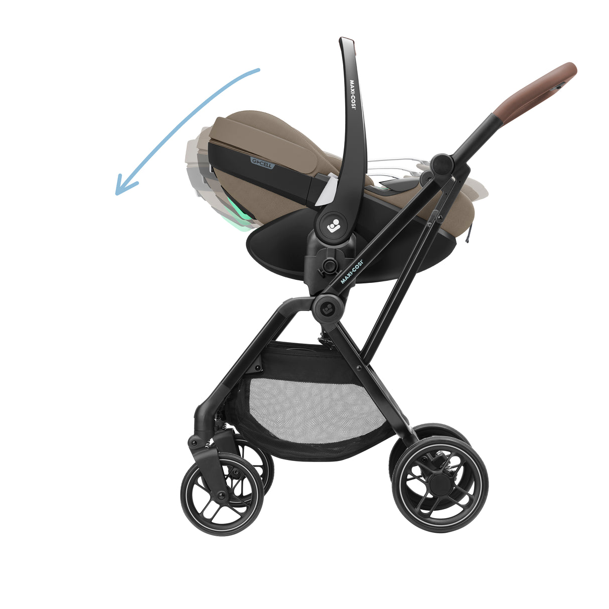 Maxi-Cosi Oxford+ Essential Travel System Bundle with Pebble 360 Pro2 - Twillic Truffle