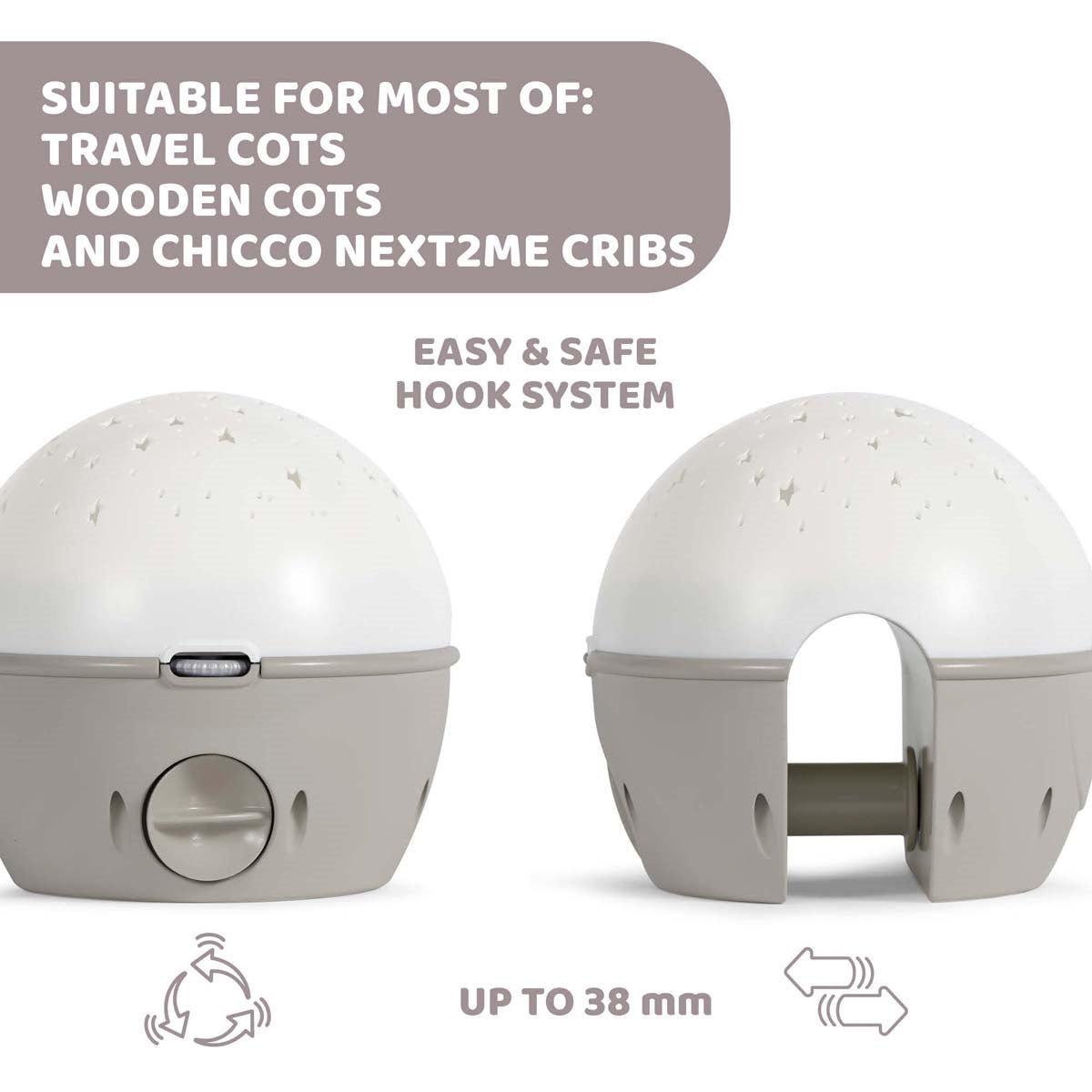 Chicco Next2Stars Baby Night Light Projector