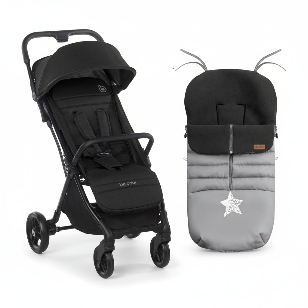 Be Cool Quick Fold Lightweight Pushchair – Compact Fold Stroller 0-22kg, 0-4 years