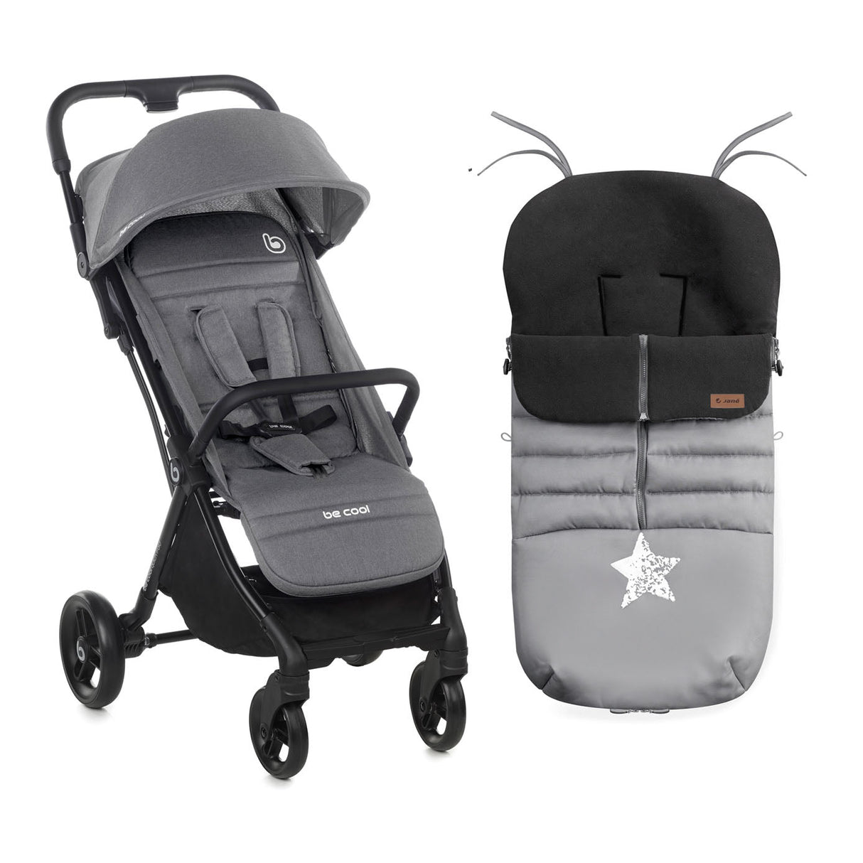 Be Cool Quick Fold Lightweight Pushchair – Compact Fold Stroller 0-22kg, 0-4 years