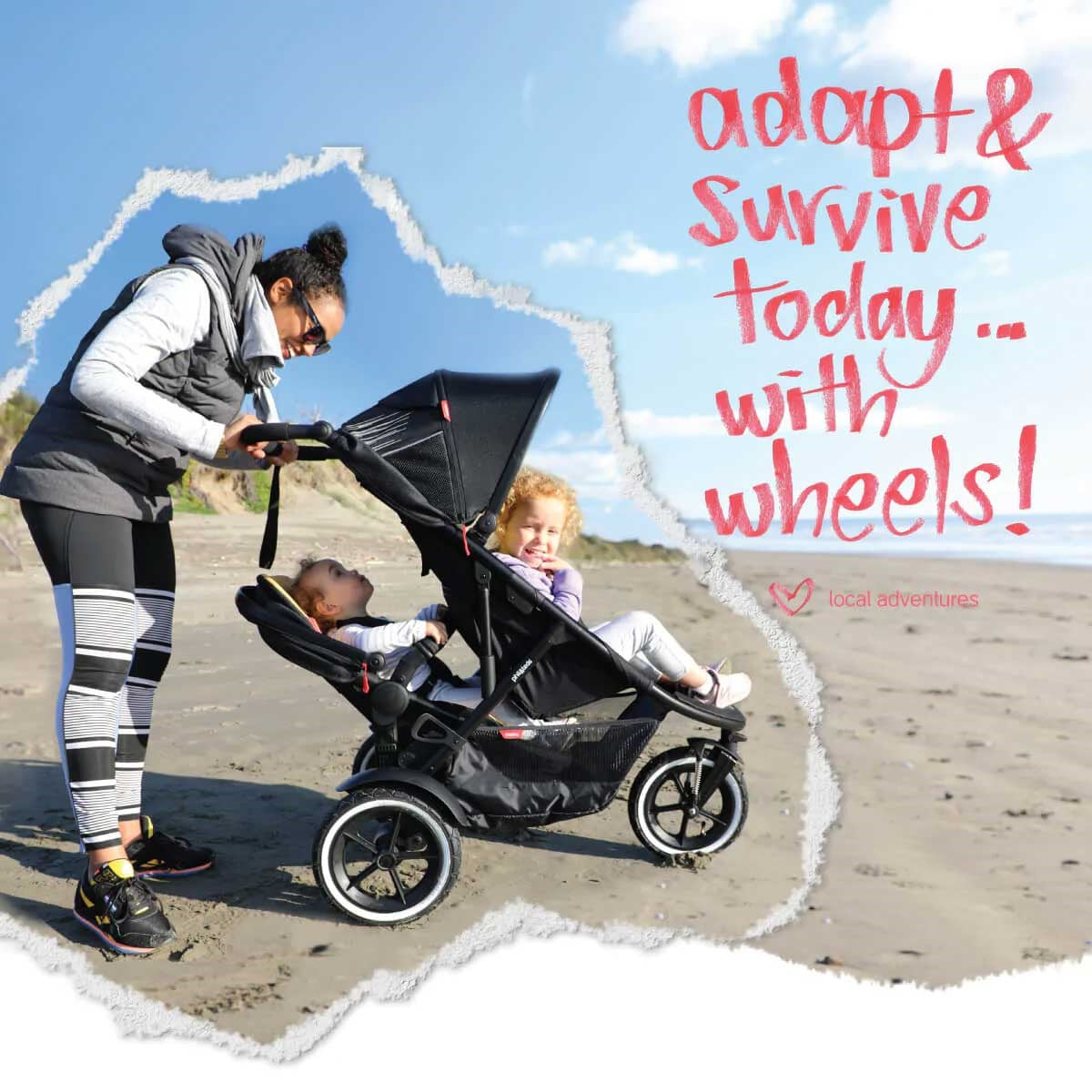 Phil & Teds Sport V6 Pushchair + Black Seat Liner