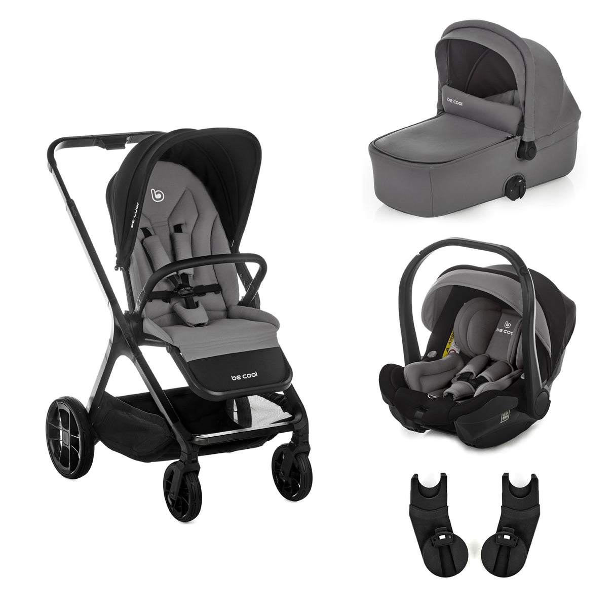 Be Cool Kombo Trio: Pushchair + Carrycot + i-Size Travel Baby Carrier