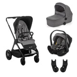 Be Cool Kombo Trio: Pushchair + Carrycot + i-Size Travel Baby Carrier, Be Frack
