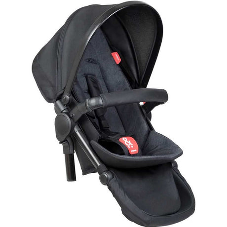 Phil & Teds Sport V6 Pushchair + Double Kit, Black