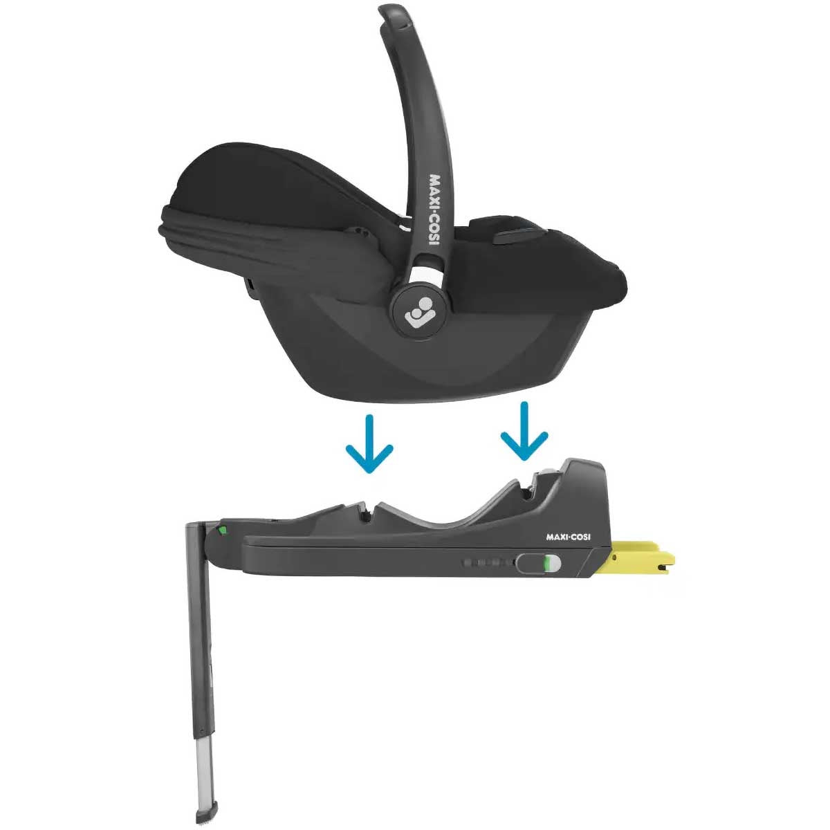 Maxi-Cosi Cabriofix i-Size and Base Bundle, Essential Black