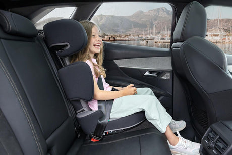 Bebe Confort Hera i-Fix Foldable Car Seat, 100-150 cm 3.5-12 Years, Jet Black