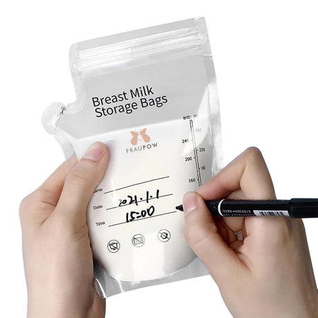 Fraupow Breast Milk Storage Bags - 30 Pack