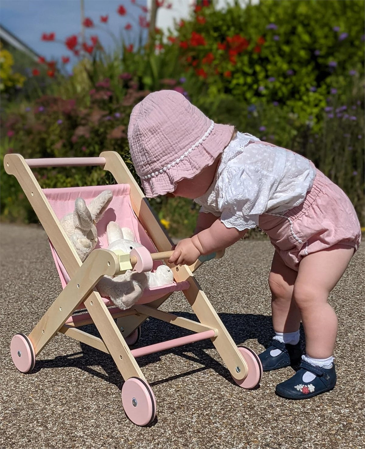 Moover Essential Dolls Stroller Pink Samuel Johnston