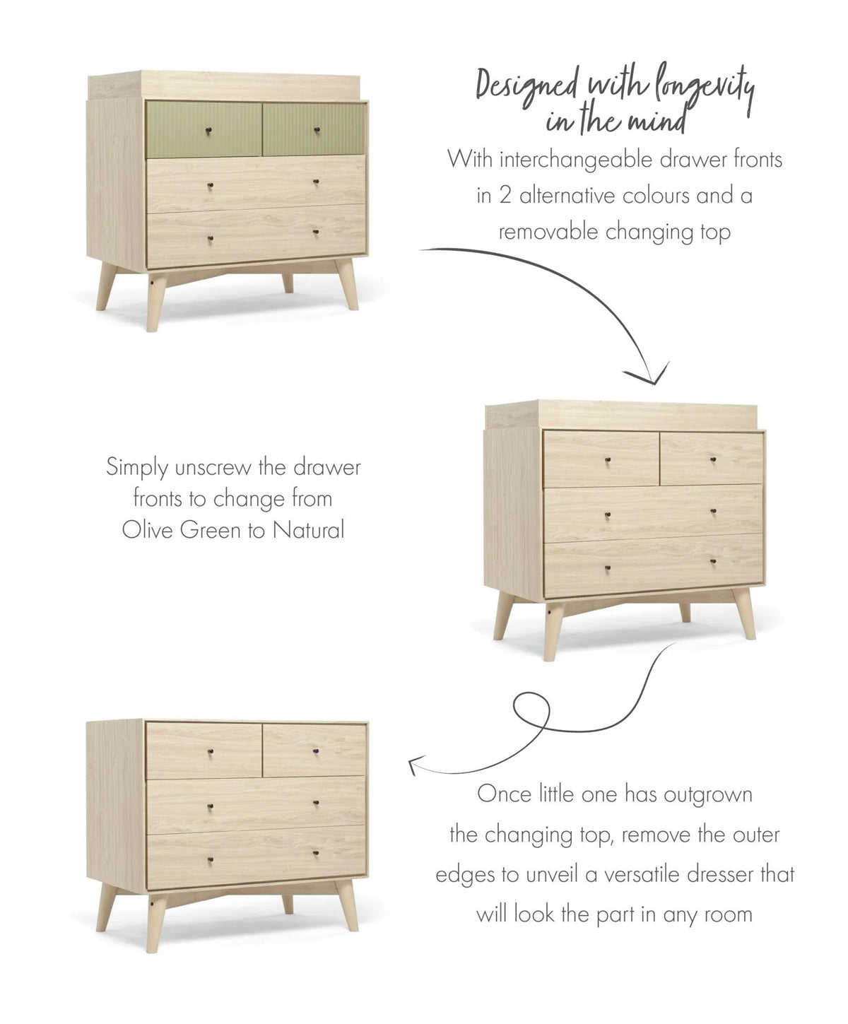 Mamas & Papas Coxley Nursery Dresser Changer