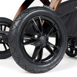 Ickle Bubba Stomp Luxe All-in-One Premium i-Size Travel System with ISOFIX Base, Bronze / Woodland / Tan