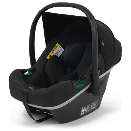 BabyLo Panorama XTi Premium Travel System & Starter Nursery Bundle including Isofix Base, Grey on Silver Chassis