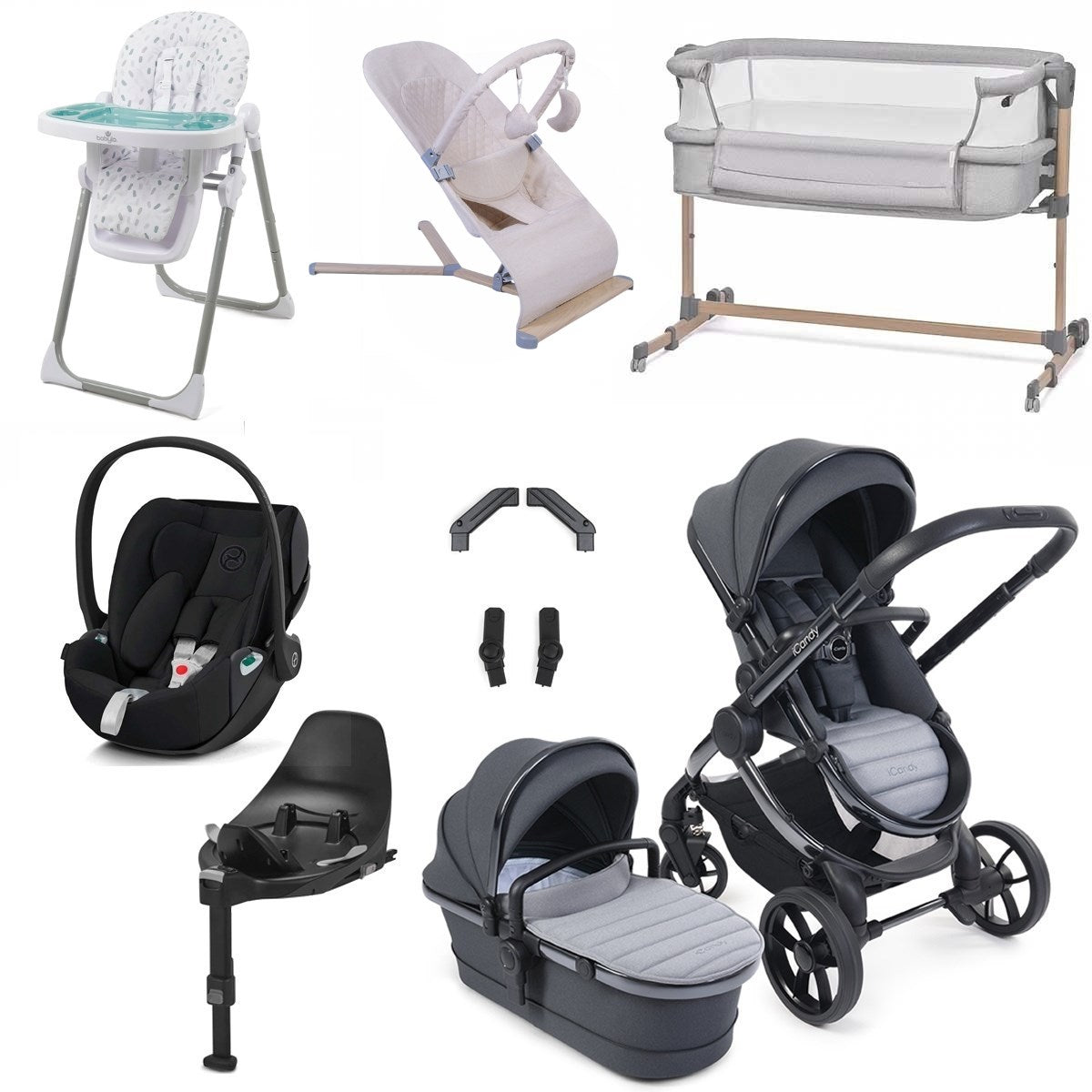 iCandy Peach 7 Cloud T Travel & Nursery Bundle, Truffle Phantom
