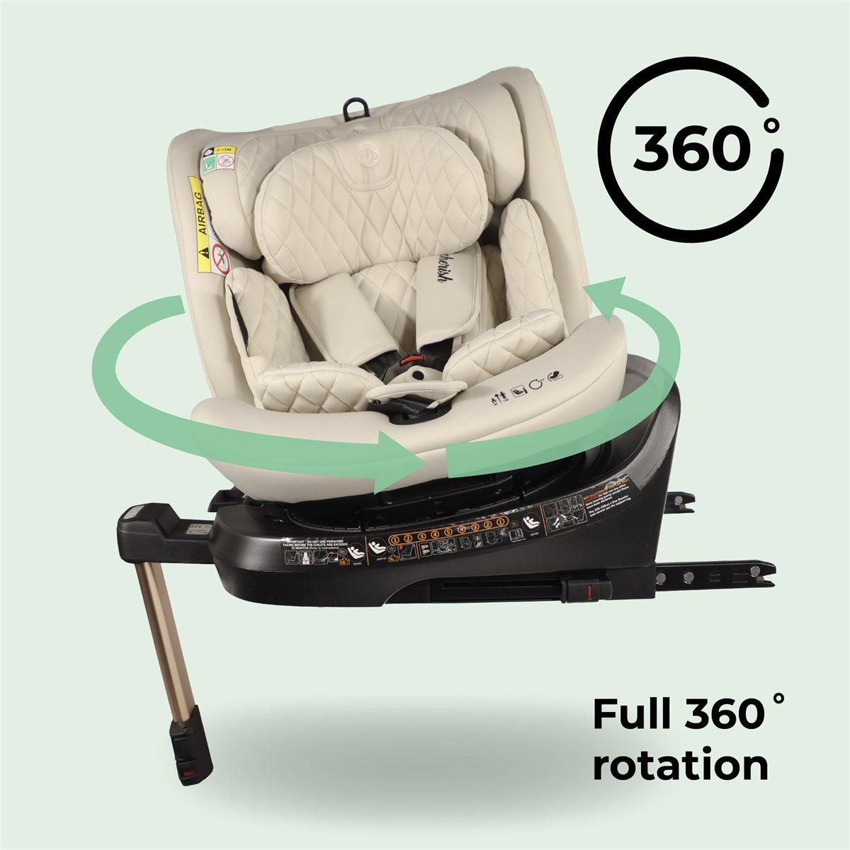 My Babiie Spin i-Size Car Seat, 40-150cm, 0-12 Years