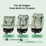 My Babiie Spin i-Size Car Seat, 40-150cm, 0-12 Years
