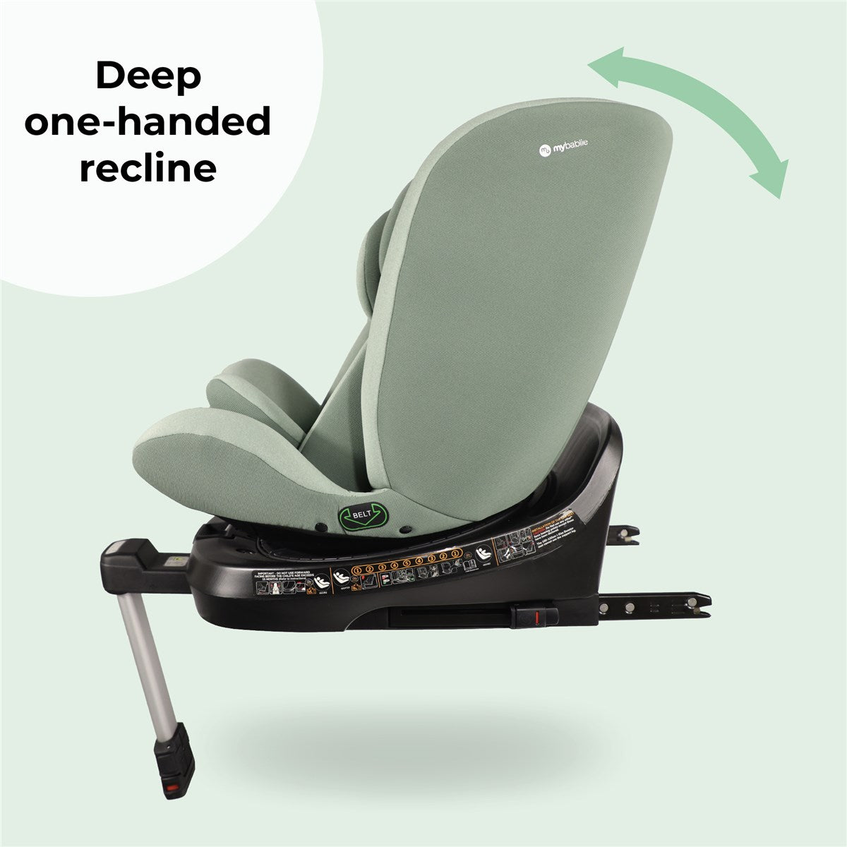 My Babiie Spin i-Size Car Seat, 40-150cm, 0-12 Years