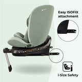 My Babiie Spin i-Size Car Seat, 40-150cm, 0-12 Years