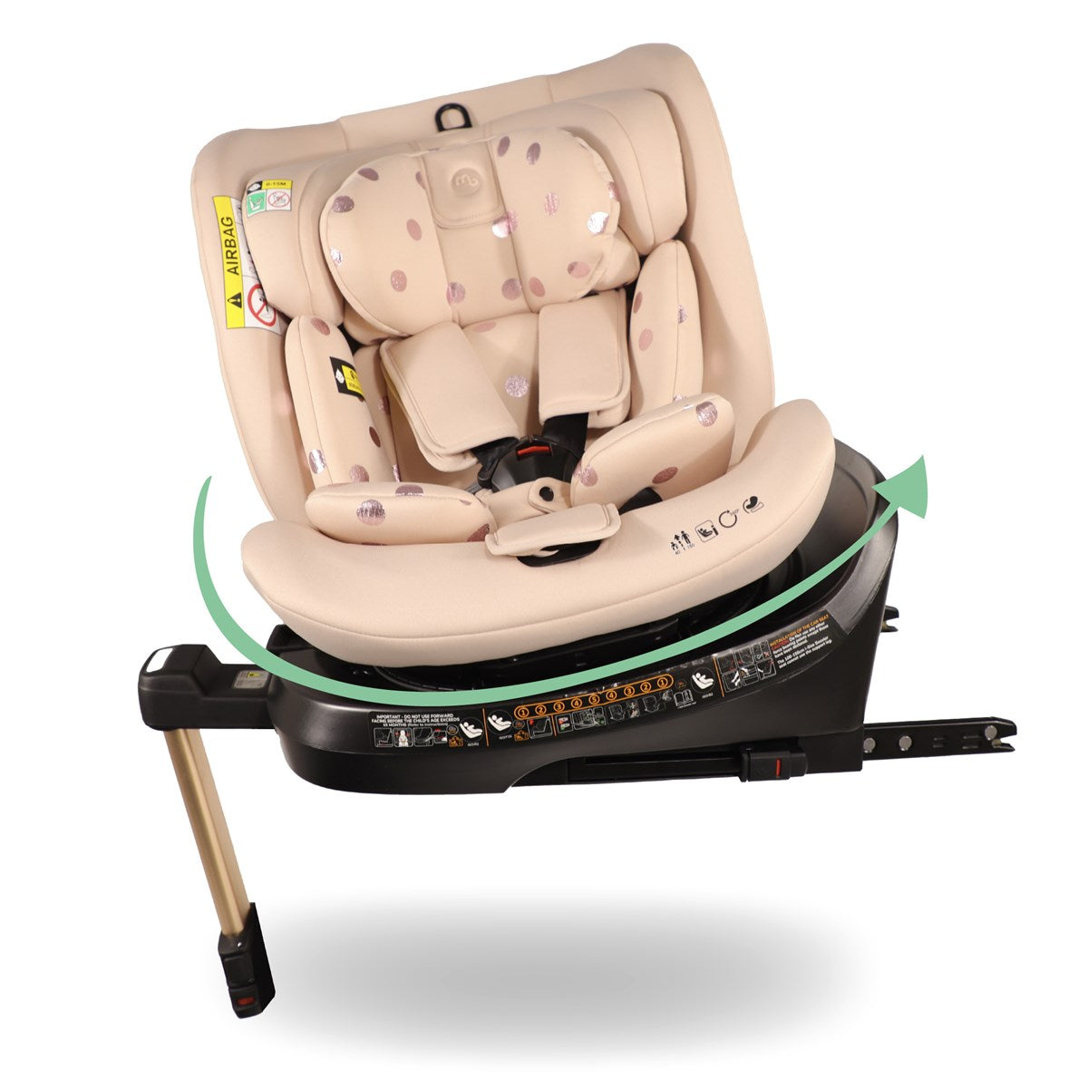 My Babiie Spin i-Size Car Seat, 40-150cm, 0-12 Years