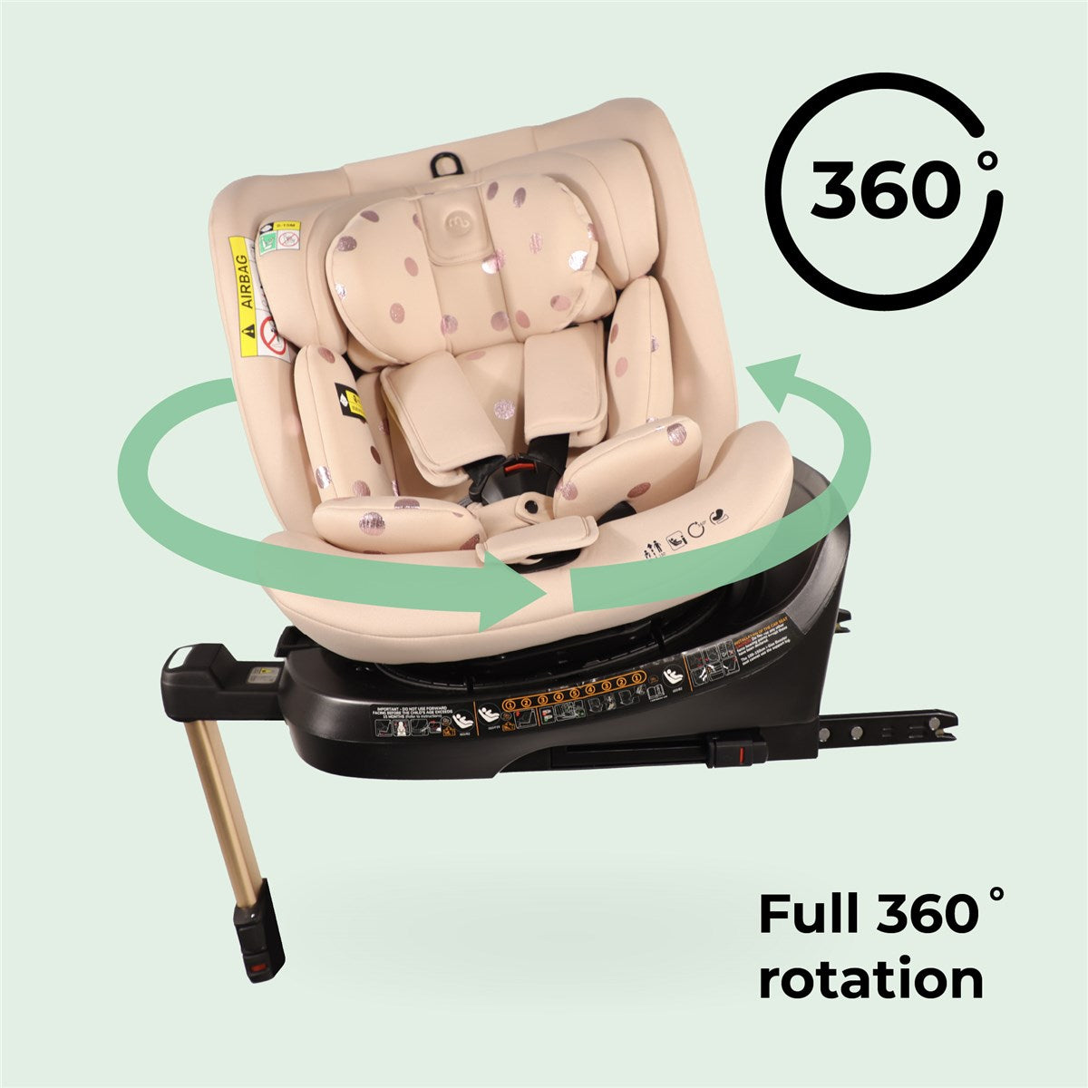 My Babiie Spin i-Size Car Seat, 40-150cm, 0-12 Years
