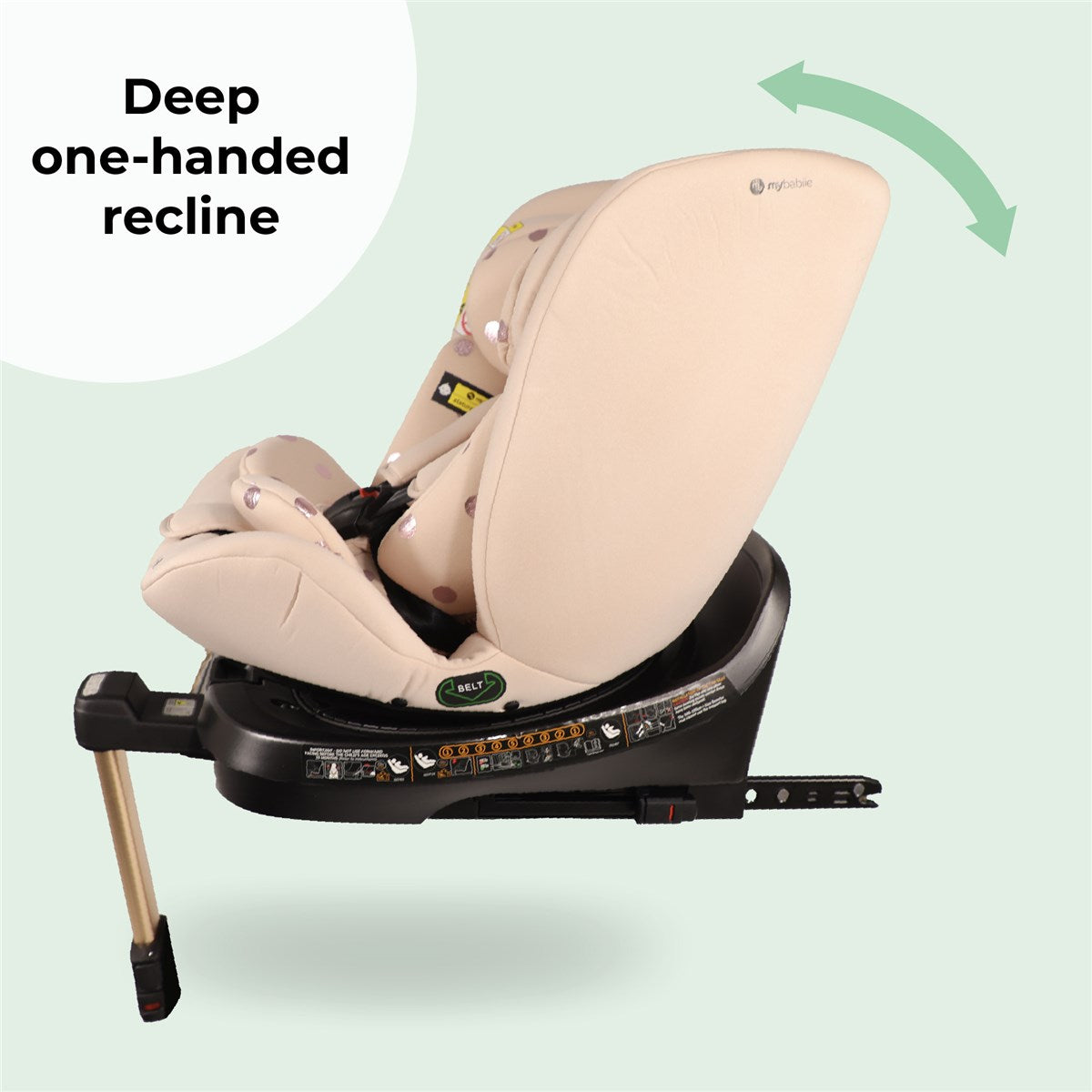 My Babiie Spin i-Size Car Seat, 40-150cm, 0-12 Years