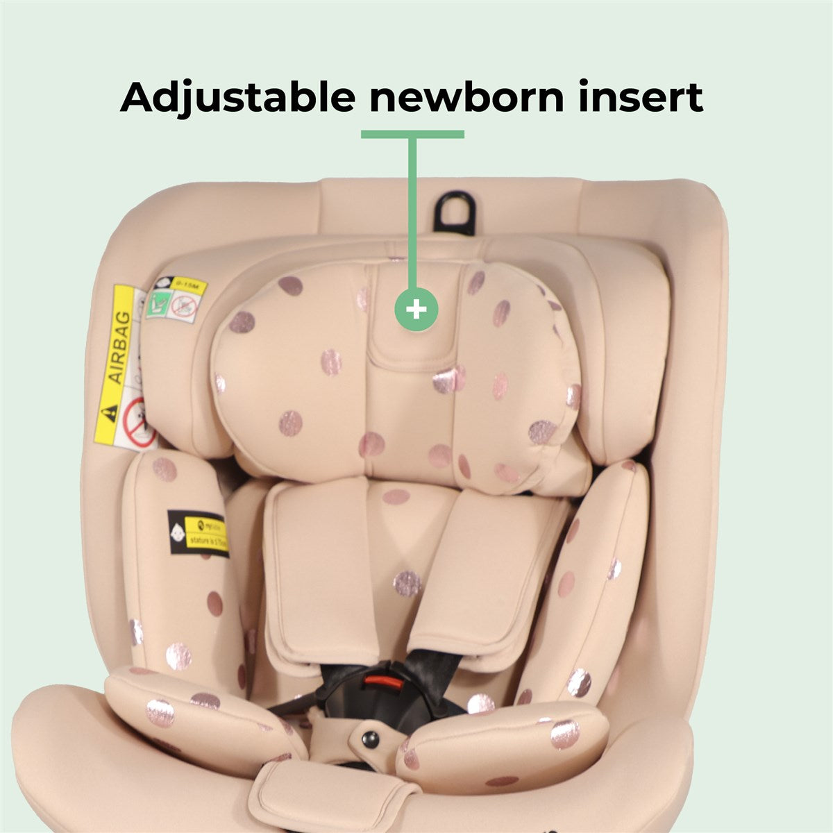 My Babiie Spin i-Size Car Seat, 40-150cm, 0-12 Years