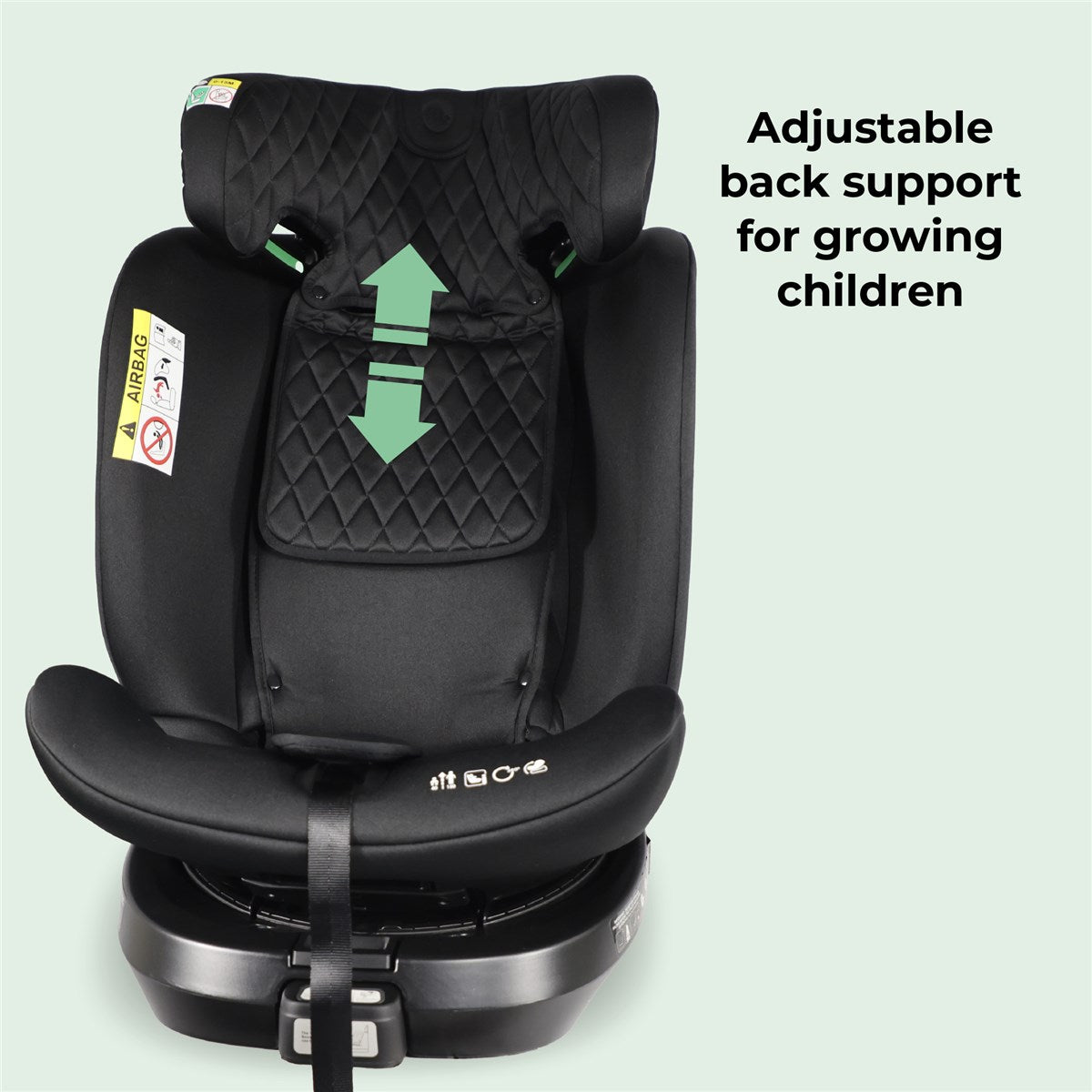 My Babiie Spin i-Size Car Seat, 40-150cm, 0-12 Years