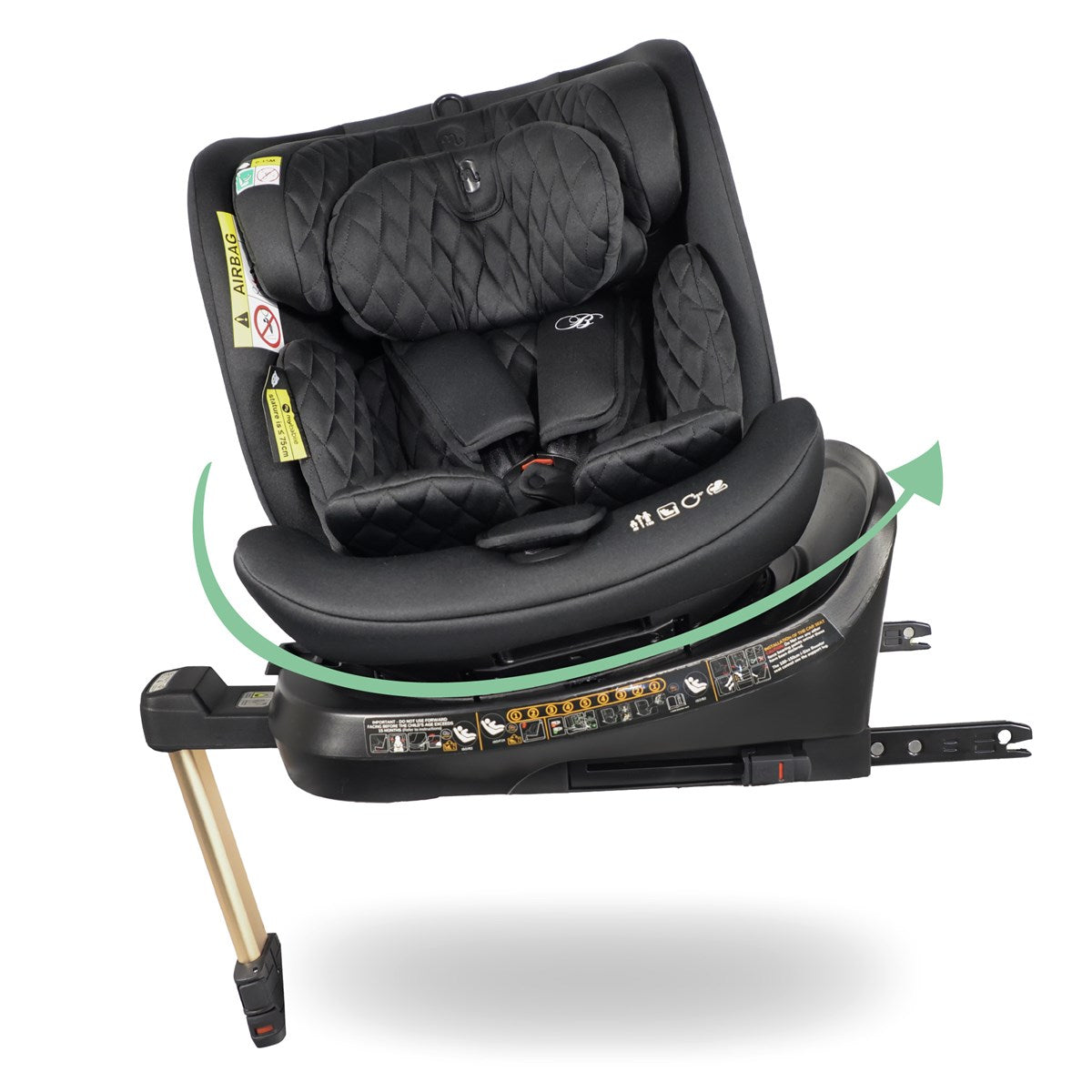 My Babiie Spin i-Size Car Seat, 40-150cm, 0-12 Years