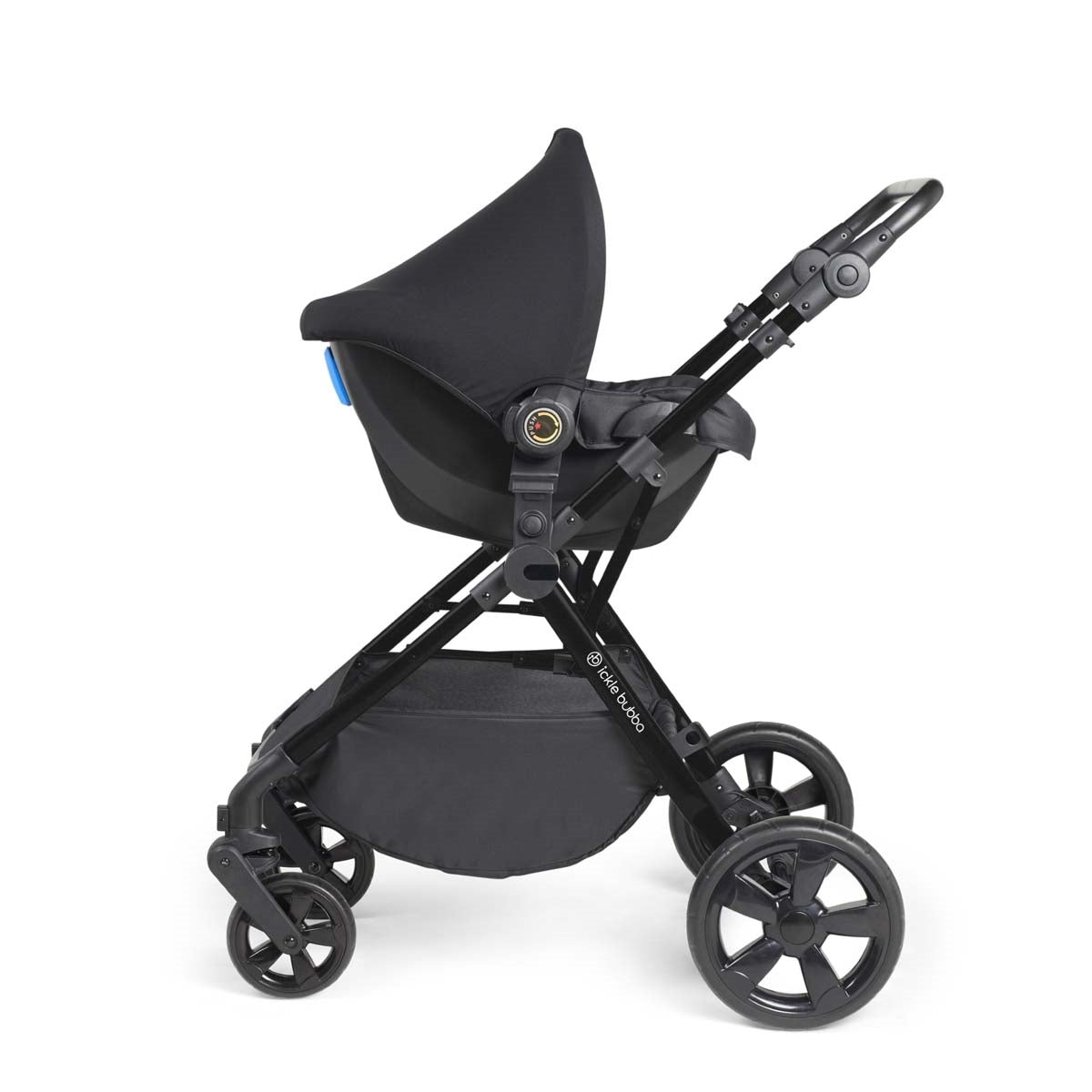 Ickle Bubba Comet 3-In-1 Travel System with Astral Car Seat, Black / Space Grey / Black