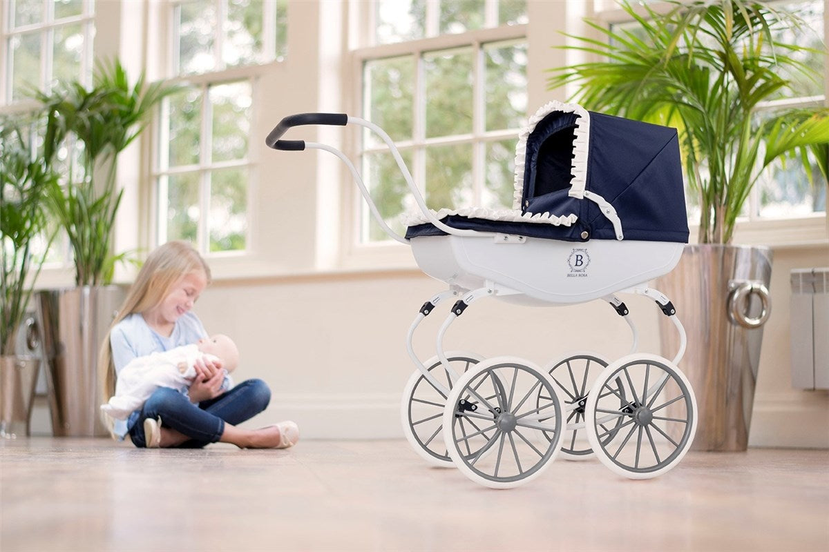 Halsall Toys Bella Rosa Windsor Carriage Dolls Pram