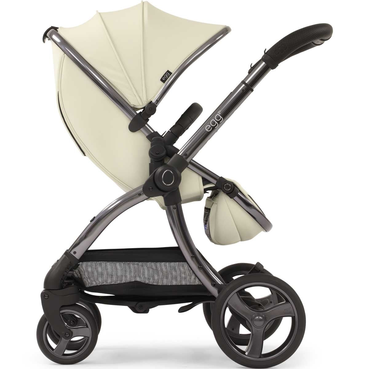 Egg Egg 2 Stroller + Carrycot Complete Pram Set, Moonbeam