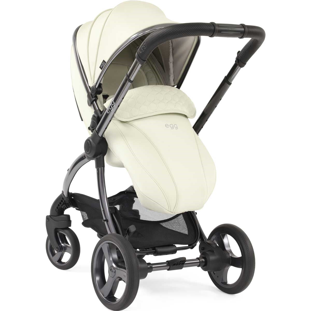 Egg Egg 2 Stroller + Carrycot Complete Pram Set, Moonbeam