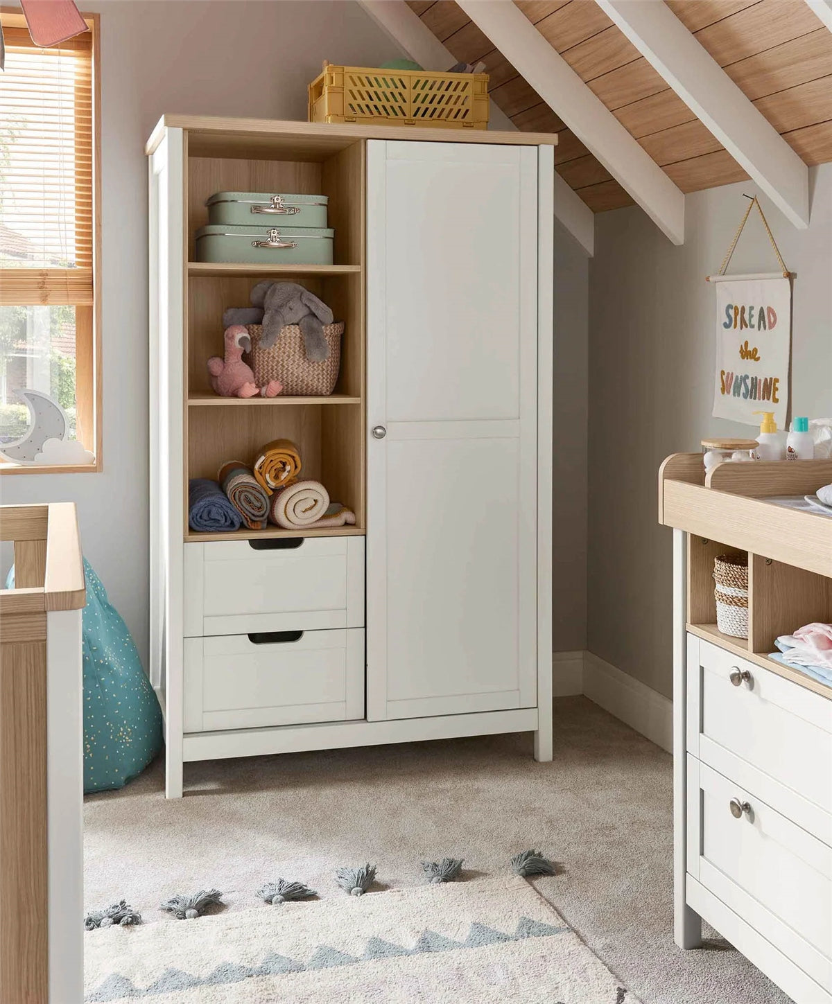 Mamas & Papas Harwell 3 Piece Furniture Range (Cot Bed, Dresser Changer & Wardrobe)