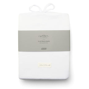 Mamas & Papas 2 Pack Fitted Sheets, White