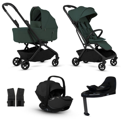 Silver Cross Nia Compact Travel System with Glide 360 Car Seat & Base
