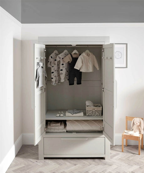 Mamas & Papas Franklin 2 Door Nursery Wardrobe with Drawer