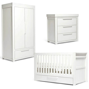Mamas & Papas Franklin 3 Piece Cot Bed Range with Dresser and Double Wardrobe