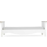 CuddleCo Clara 3 Piece Nursery Furniture Set (Cot Bed, Wardrobe & Dresser) - White & Ash