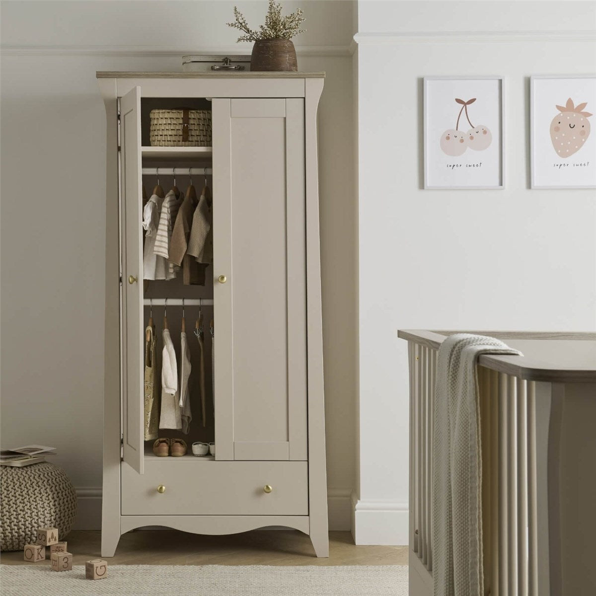 CuddleCo Clara 3 Piece Nursery Furniture Set