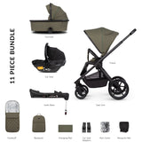 Venicci Tinum Edge 3in1 + Isofix Base Complete Travel System Bundle