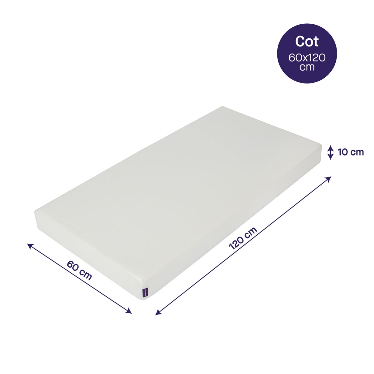 ClevaMama Waterproof Support Cot Mattress