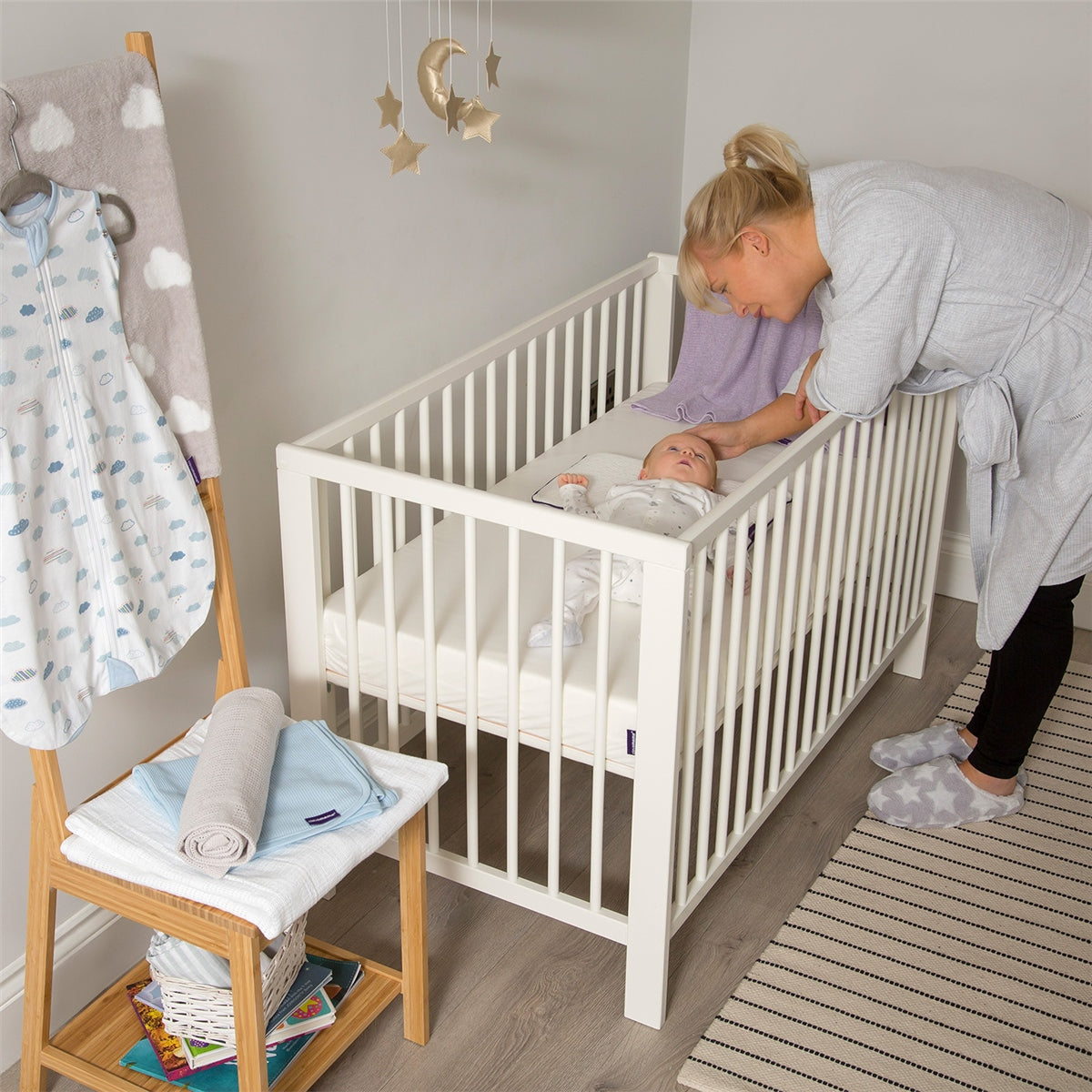 ClevaMama Waterproof Support Cot Mattress