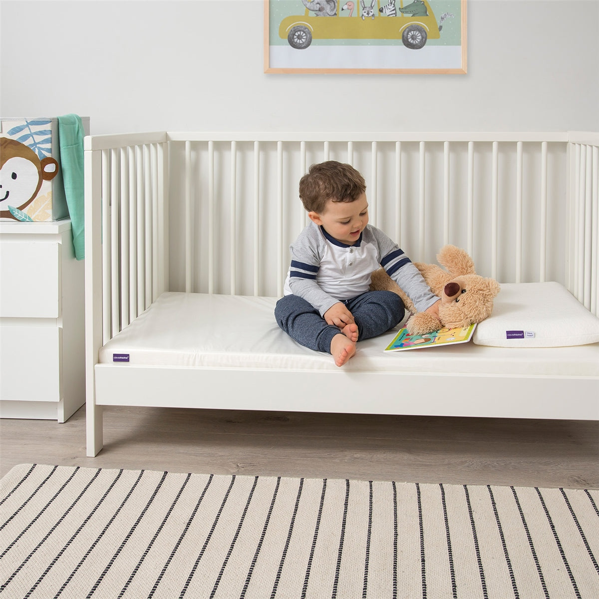 ClevaMama Waterproof Support Cot Mattress