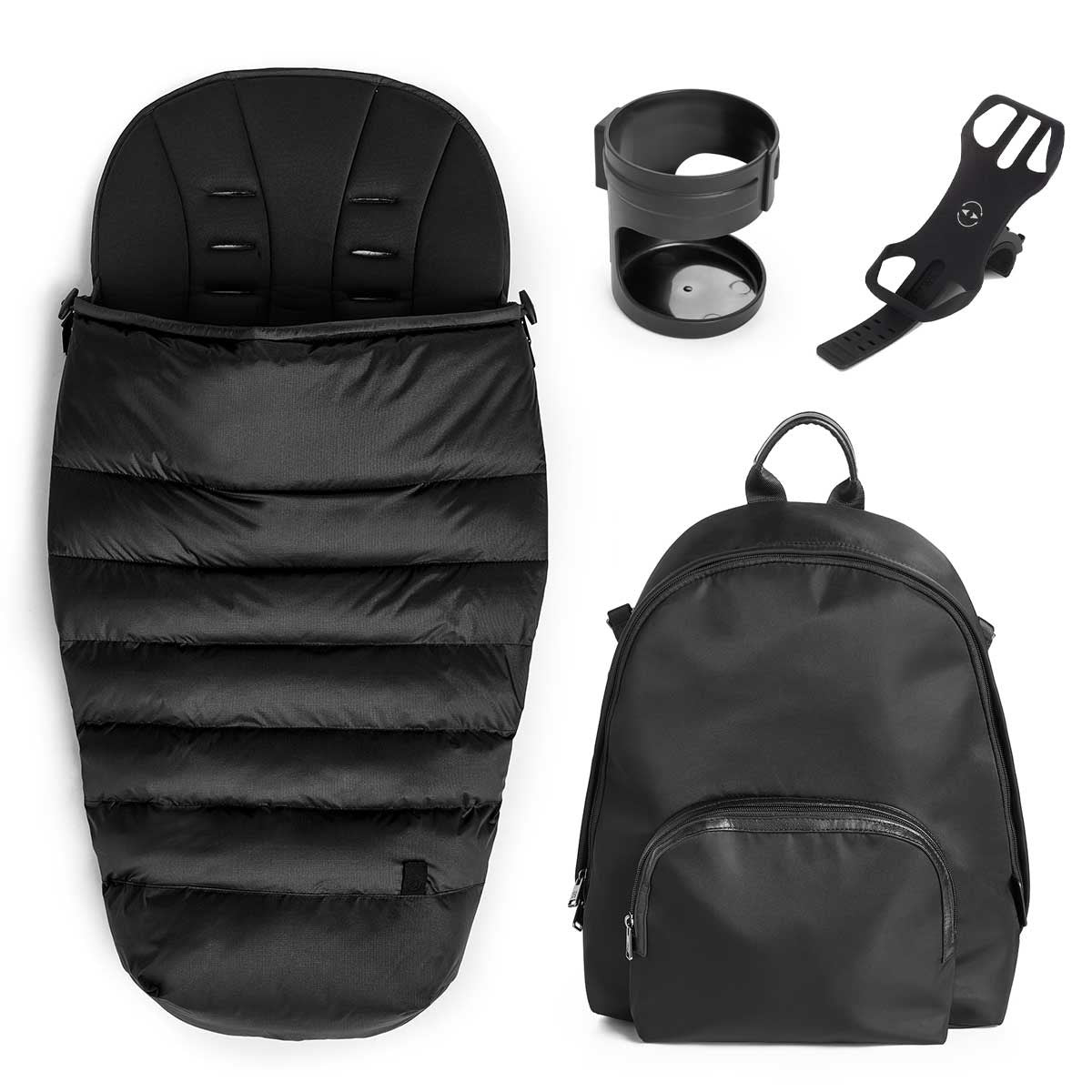 Silver Cross Tide Accessory Pack - Footmuff / Bag / Cup Holder / Phone Holder