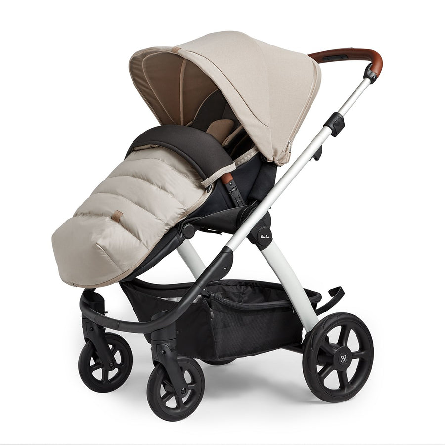 Silver Cross Tide 3-in-1 Dream Travel System + Free Accessories Pack Bundle, Stone