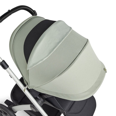 Silver Cross Tide 3-in-1 Dream Travel System + Free Accessories Pack Bundle, Sage on Black
