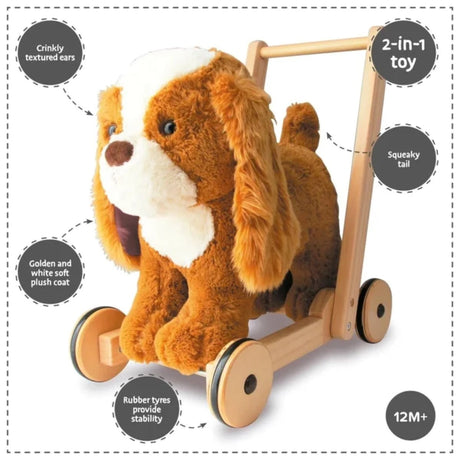 Little Bird Told Me Peanut Pup Baby Walker