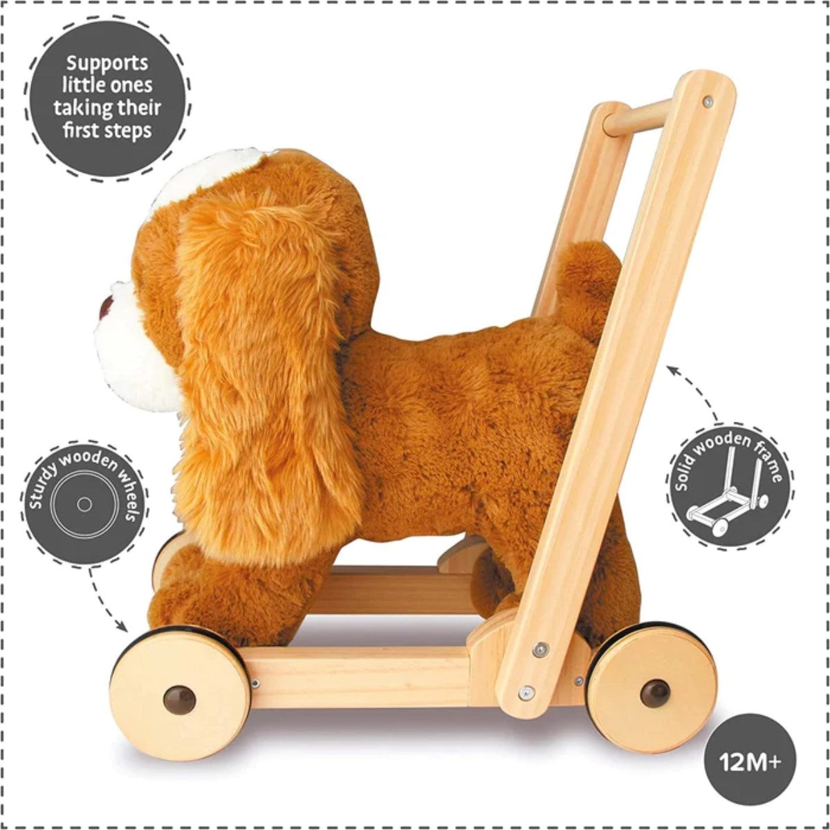 Little Bird Told Me Peanut Pup Baby Walker