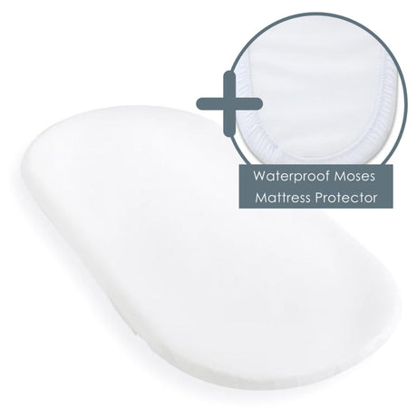 Clair De Lune Hypo-allergenic Moses Basket Mattress 65 x 28cm