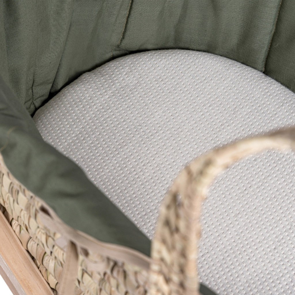 Clair De Lune Organic Palm Moses Basket