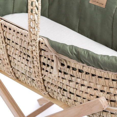 Clair De Lune Organic Palm Moses Basket