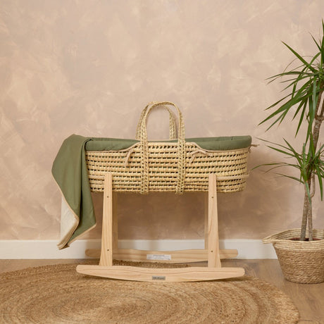 Clair De Lune Organic Palm Moses Basket